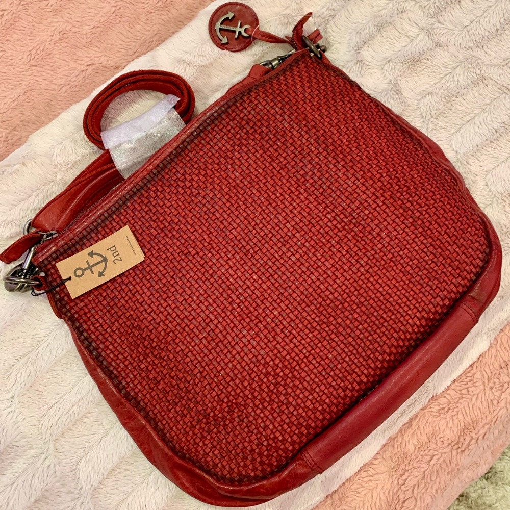 Harbour 2nd Red Leather Bag